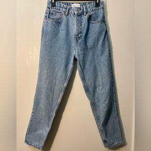 Zara Women’s High Rise Mom Retro Light Wash Jeans
